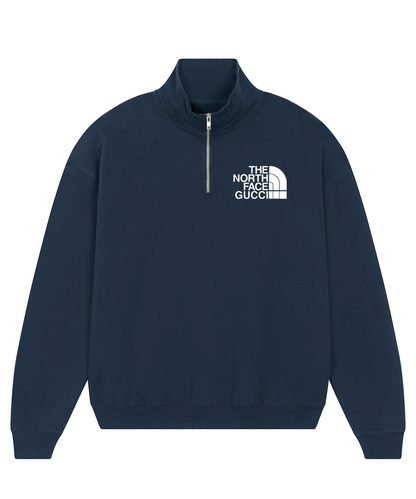 Out The Purse UK North 1/4 Zip Sweatshirt Navy