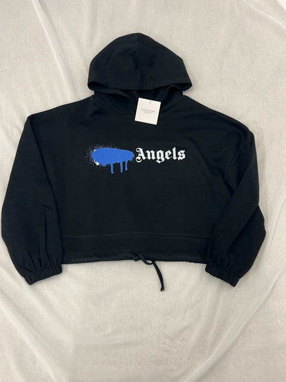 SAMPLE - Angels Cropped Hoodie - XS