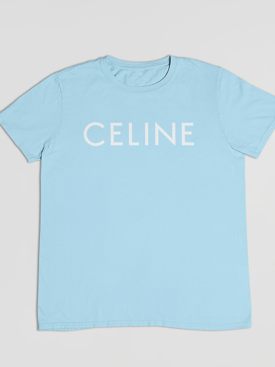 Baby Blue CeCe Light Printed T-Shirt Out The Purse
