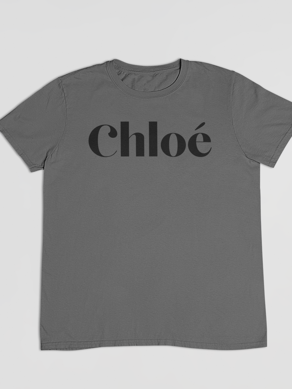 Charcoal Clo Dark Print T-Shirt Out The Purse