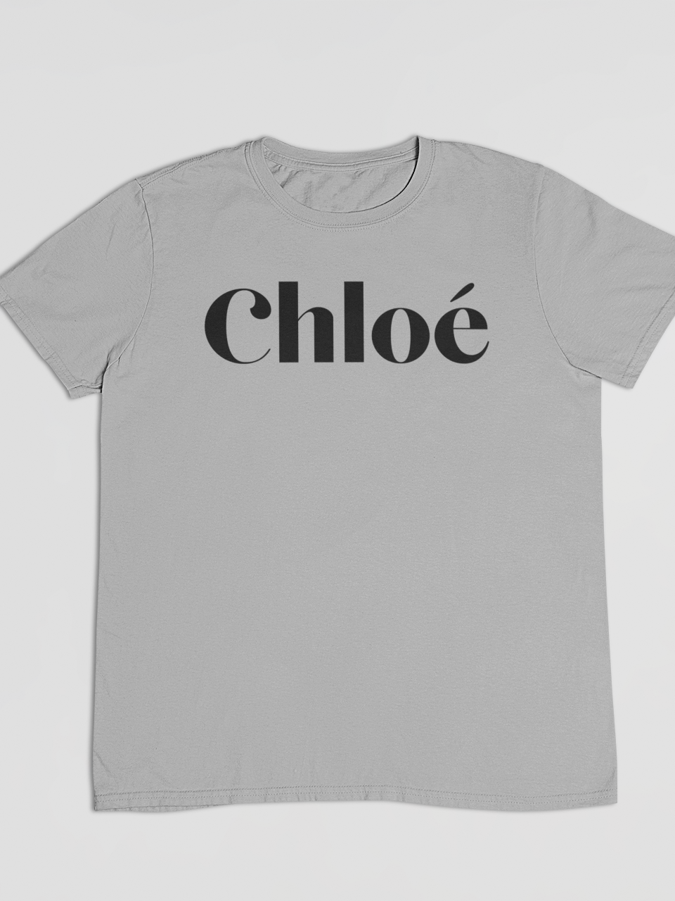 Heather Grey Clo Dark Print T-Shirt Out The Purse