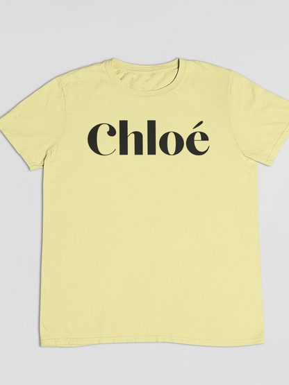 Yellow Clo Dark Print T-Shirt Out The Purse