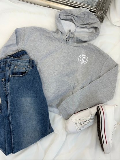 GiGi Embroidered Ladies Cropped Hoodie