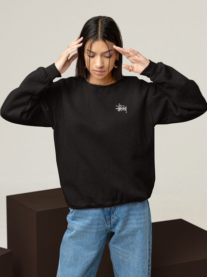 Out The Purse UK Stu Unisex Sweatshirt Black