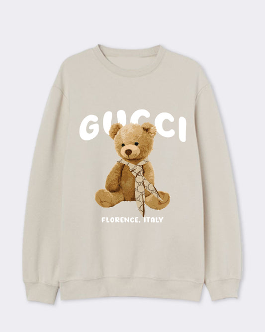 Florence Teddy Sand Sweatshirt - Out The Purse UK