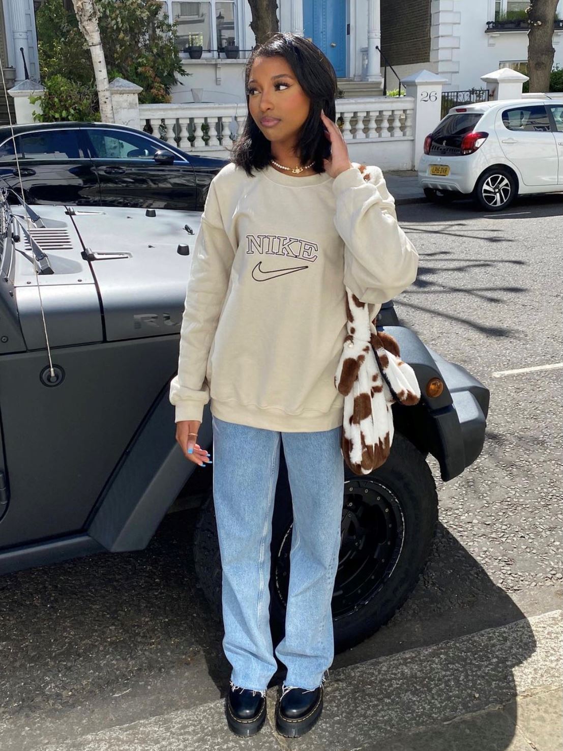 Vintage Sports Women's Sweatshirt Sand Sweater Out The Purse UK 