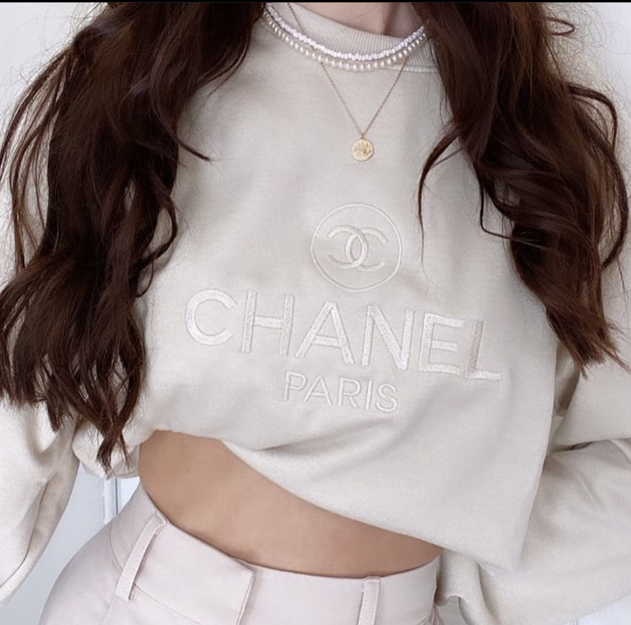 Paris Vintage Inspired Women's Sweatshirt Sand Sweater Out The Purse UK 