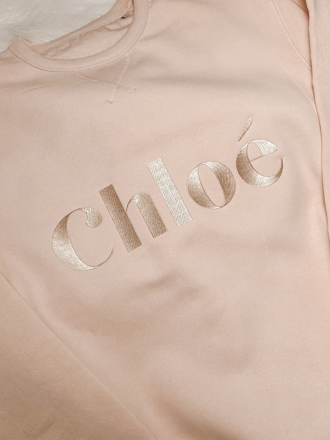 Clo Embroidered Women's Sweatshirt - UK S pink