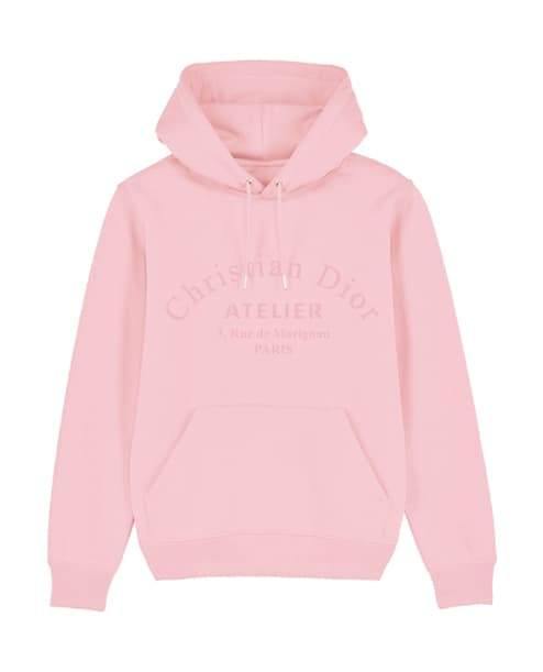 Atelier Embroidered Women's Hoodie Pink Hoodie Out The Purse UK S pink 