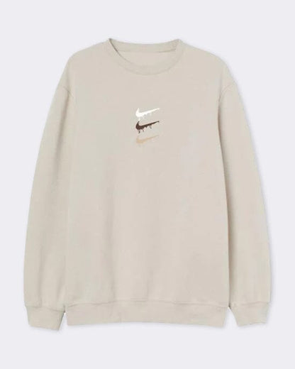 Paint Spill Women's Embroidered Sweatshirt Sand Sweater Out The Purse UK 