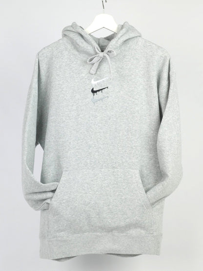 Paint Spill Women's Embroidered Hoodie Grey Clothing Out The Purse UK 