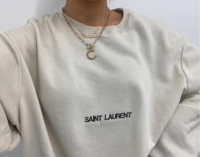 Saint Women's Sweatshirt Sand Sweater Out The Purse UK 