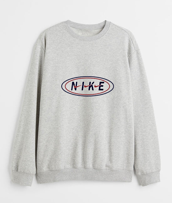 Nikki Oval Twin Tone Retro Sweater Ash - Out The Purse UK