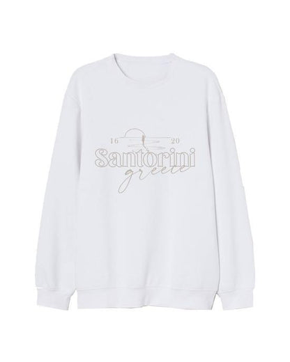 Santorini Women's Embroidered Sweatshirt - Out The Purse UK