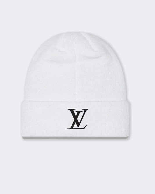 LV Unisex Beanie accessories Out The Purse UK white 